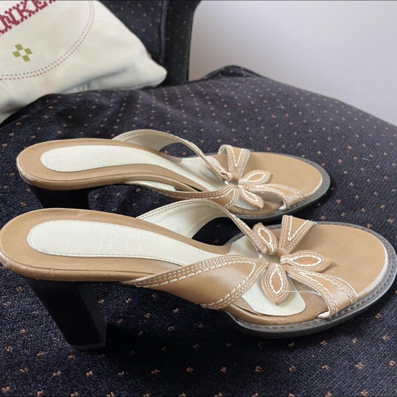 franco sarto white sandals