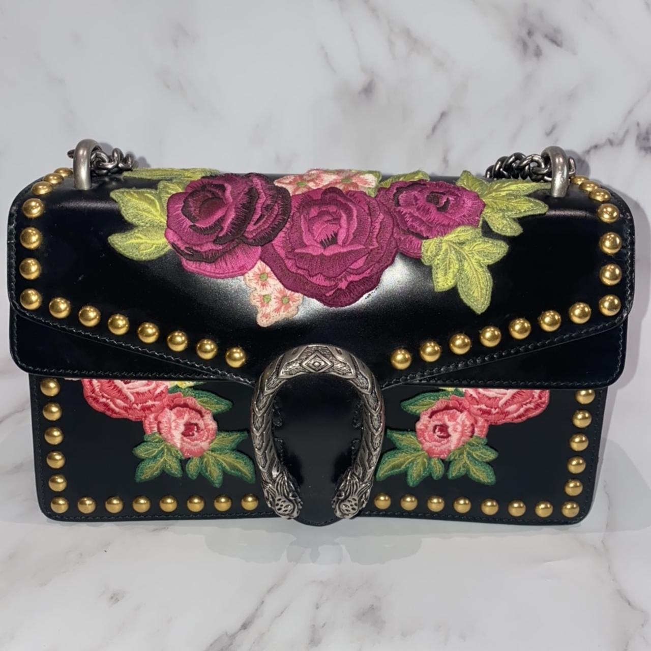 Gucci embroidered clearance bag