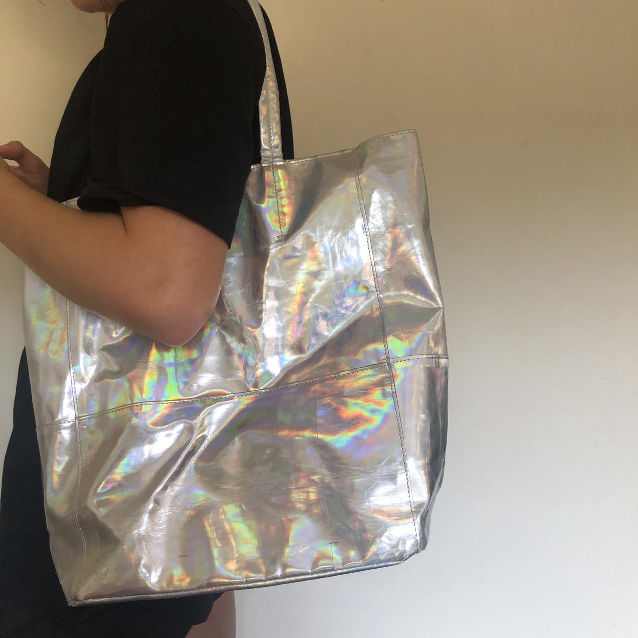 Sportsgirl holographic tote bag Super cute Depop