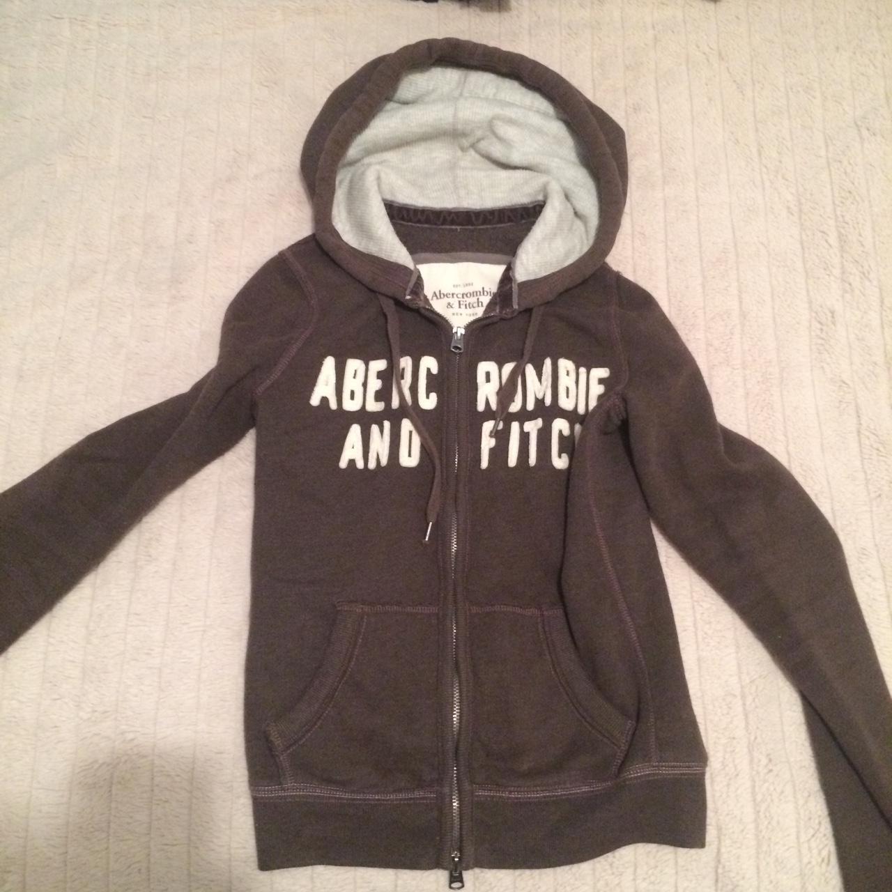abercrombie and fitch zip up hoodie