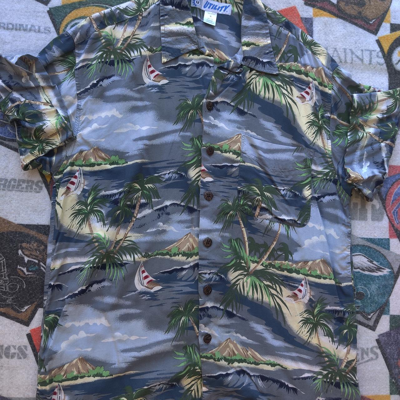 Product Image 1 - Vintage 90's Utility Hawaiian Shirt
Used