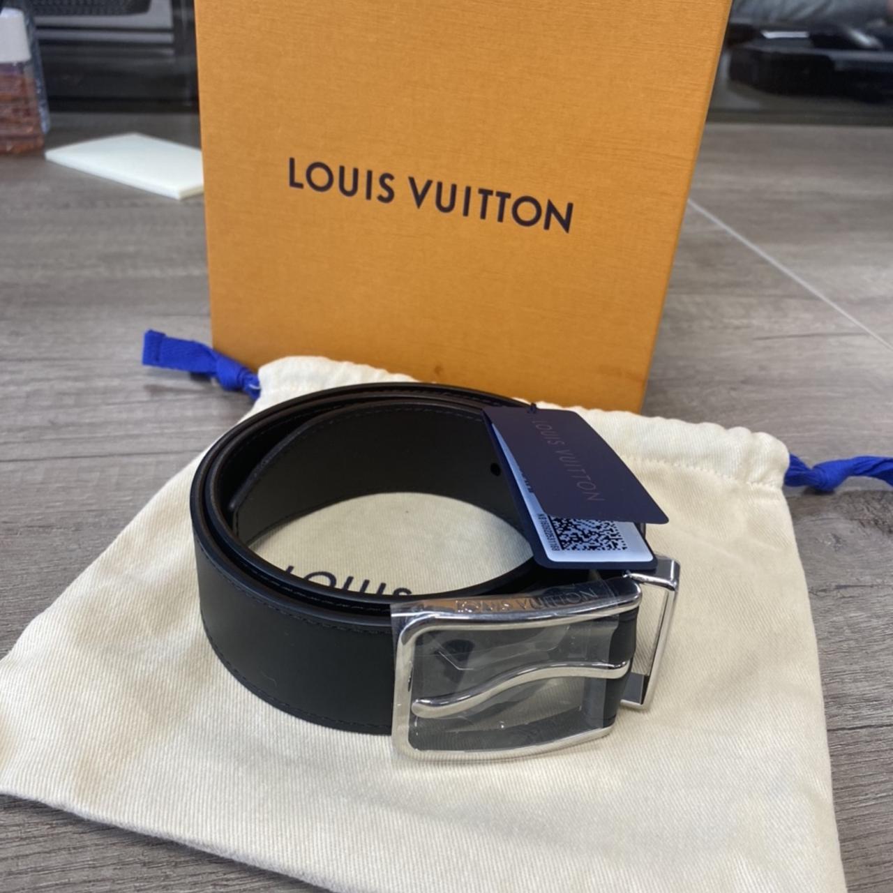 Brand new Louis Vuitton uniform belt in black... - Depop