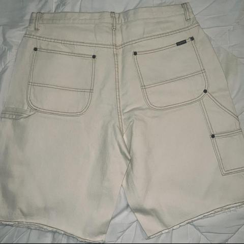 Supreme Cutoff Double Knee Denim Painter Shorts size 34 - Depop
