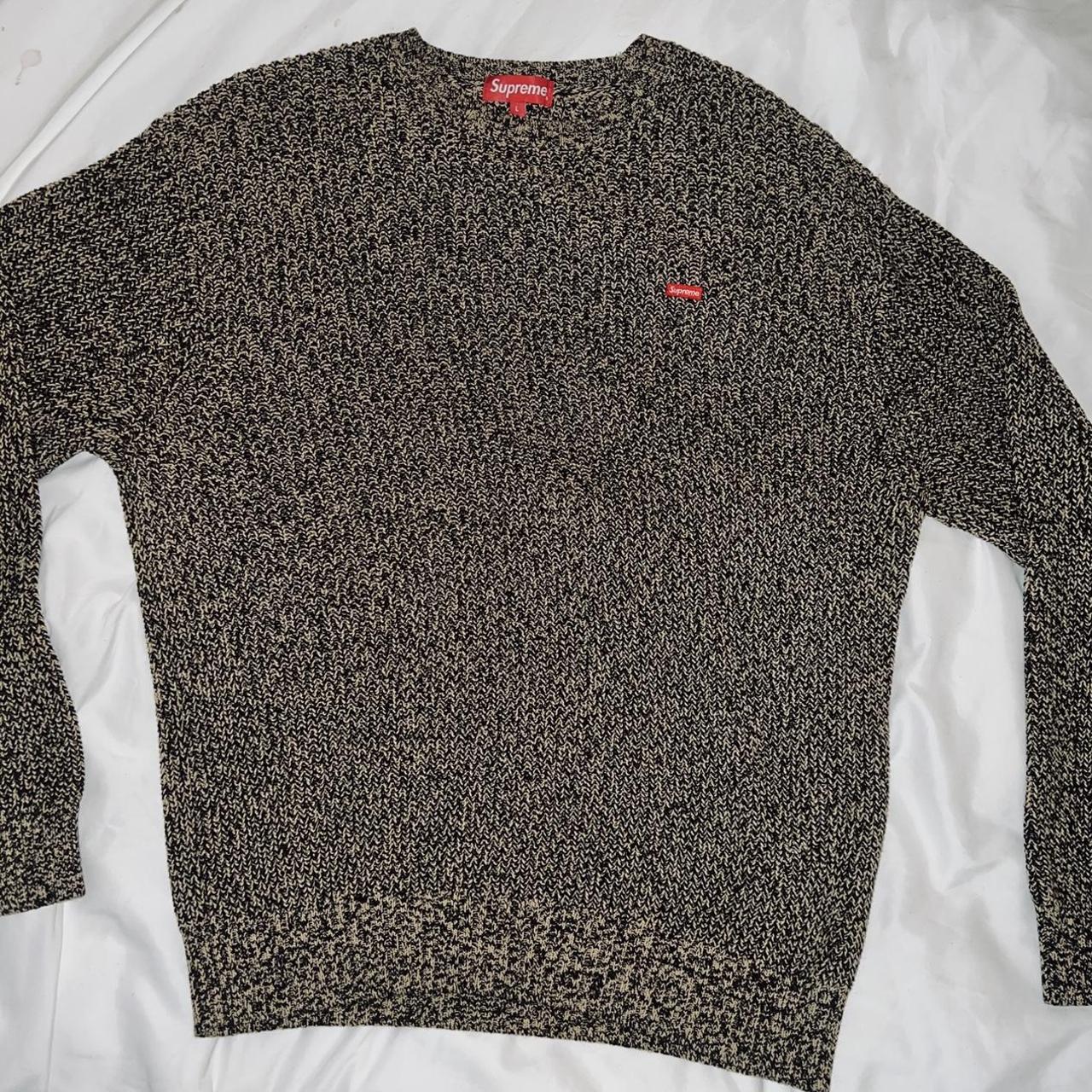 Supreme Melange Rib Knit Sweater Red（Supreme Melange Rib