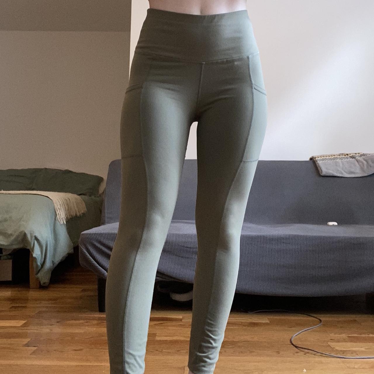 Lululemon dupe green leggings from  Size - Depop