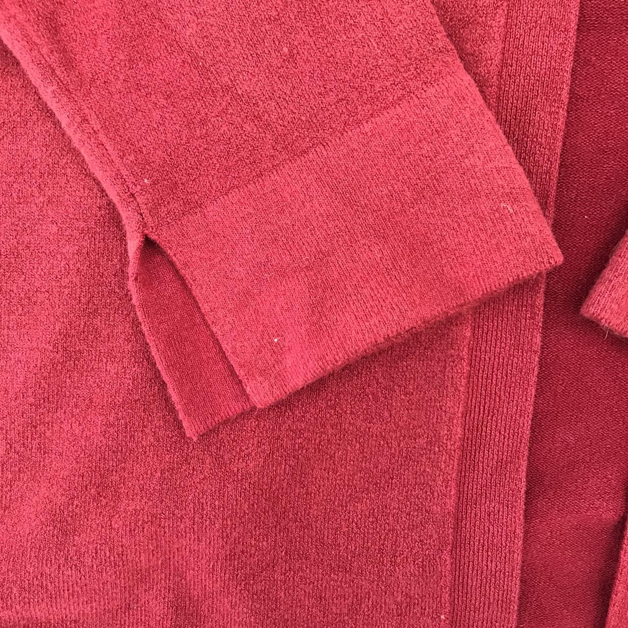 red cardigan • super cute w a bralette and low rise... - Depop