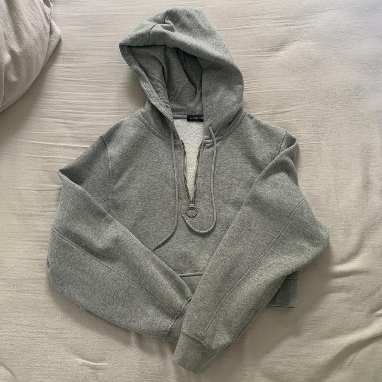 Glassons Women's Grey Hoodie Depop
