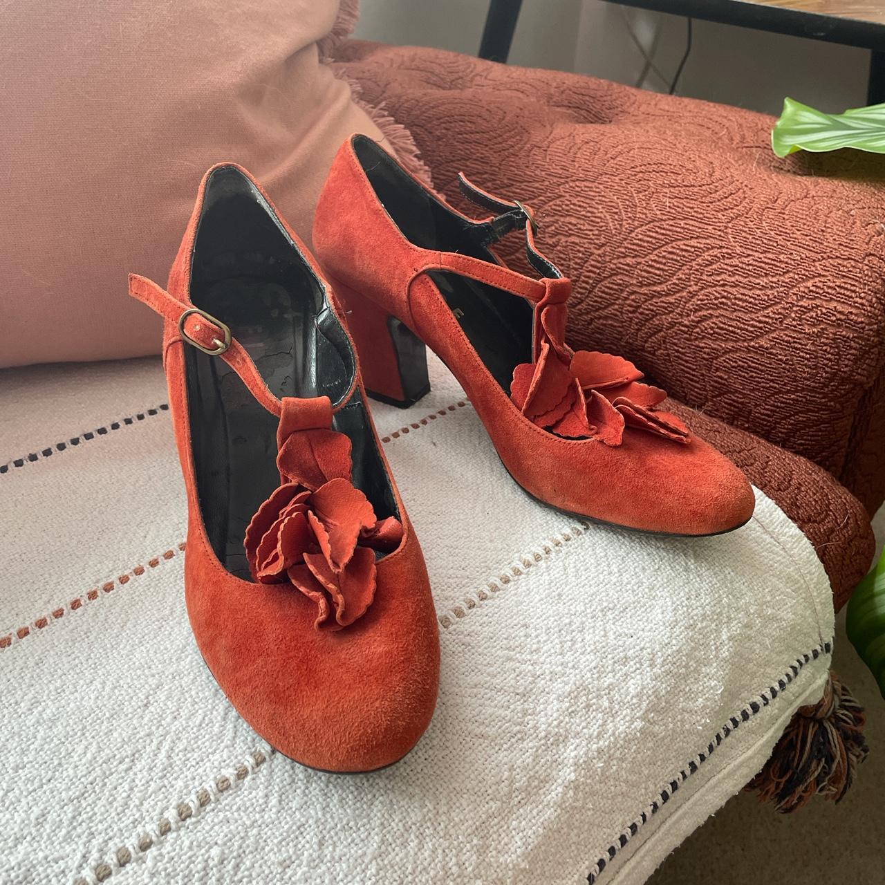 suede mary jane heels