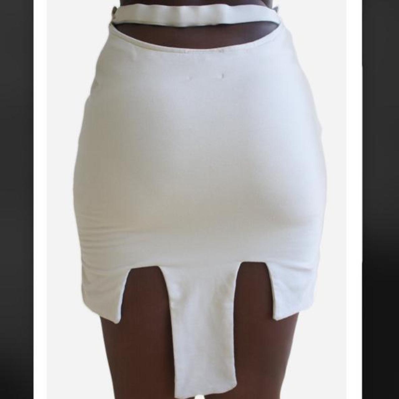 A.W.A.K.E Mode Women's Cream Skirt (4)