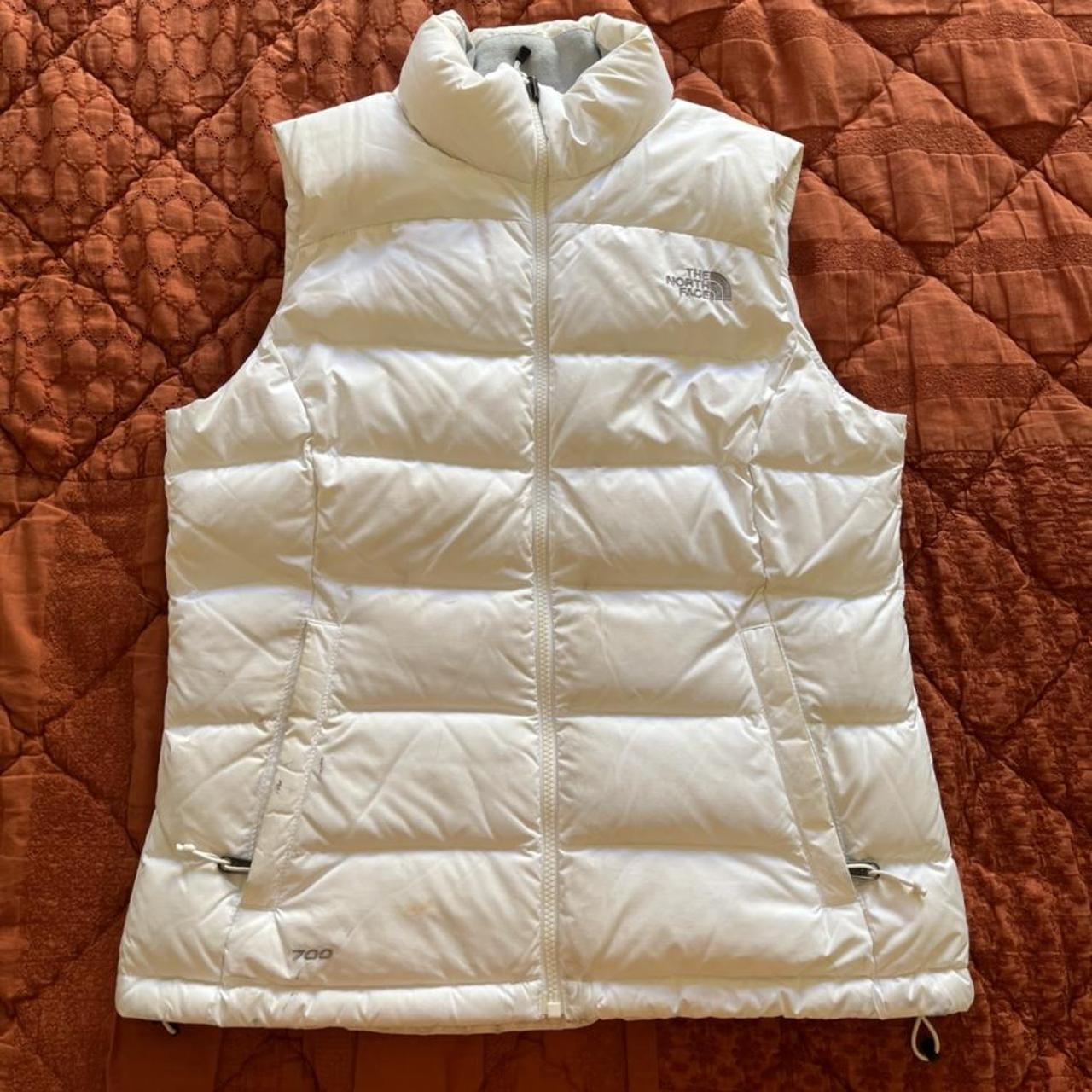 white northface vest