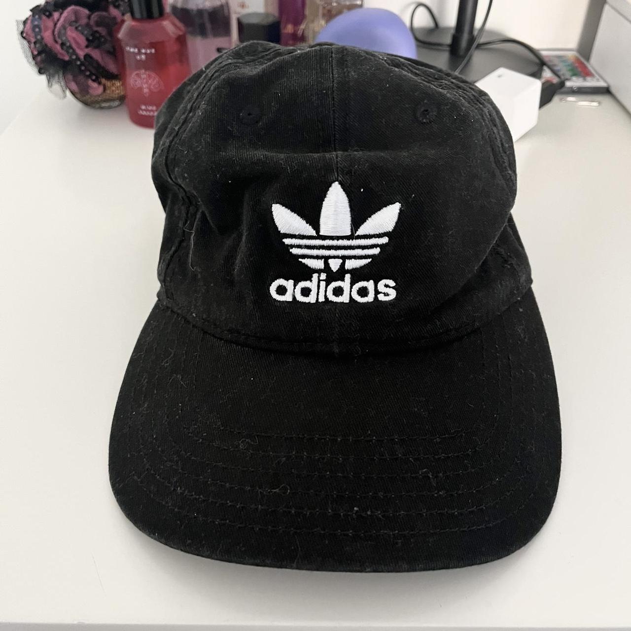 Adidas Men's Black and White Hat | Depop