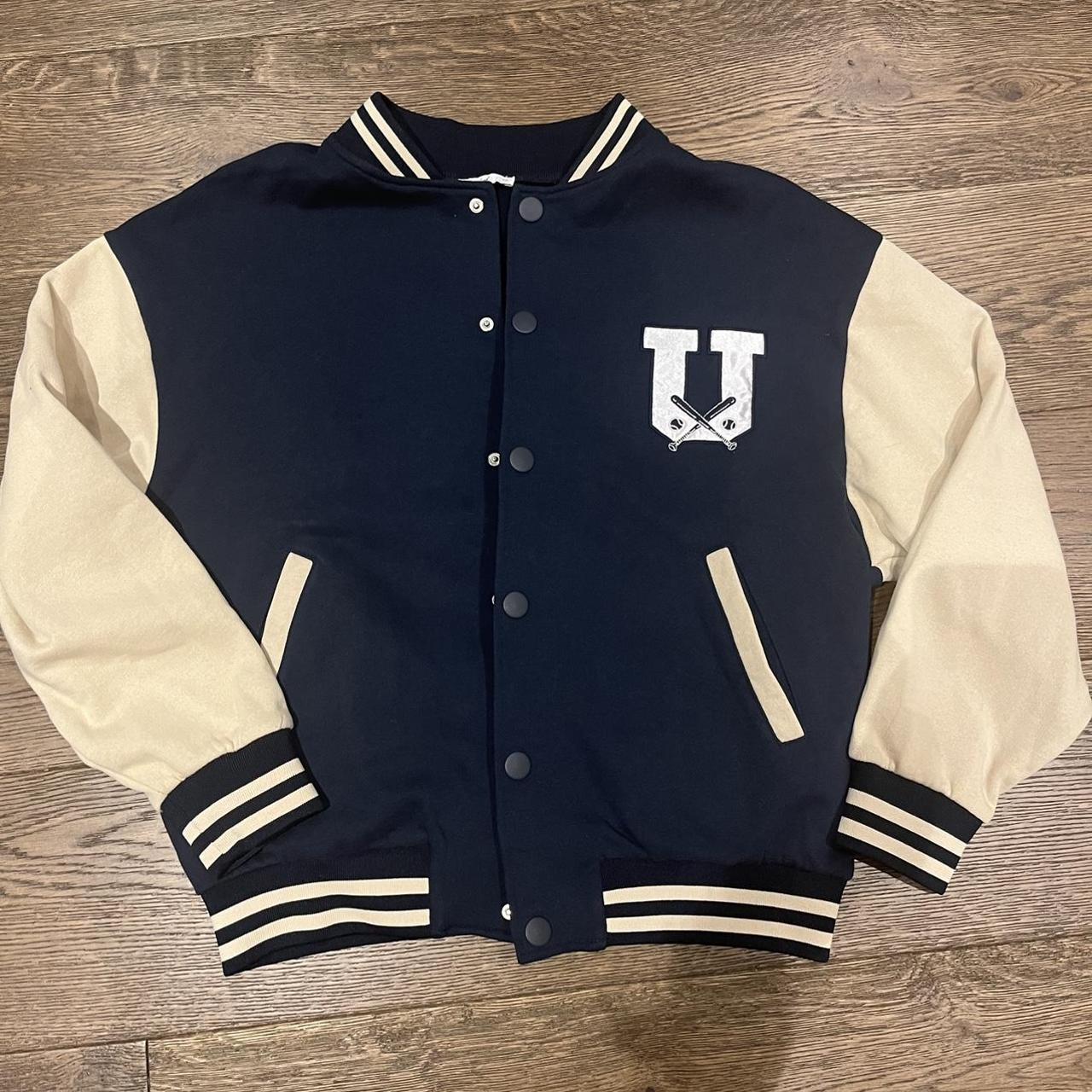 Streetwear varsity jacket never worn free... - Depop