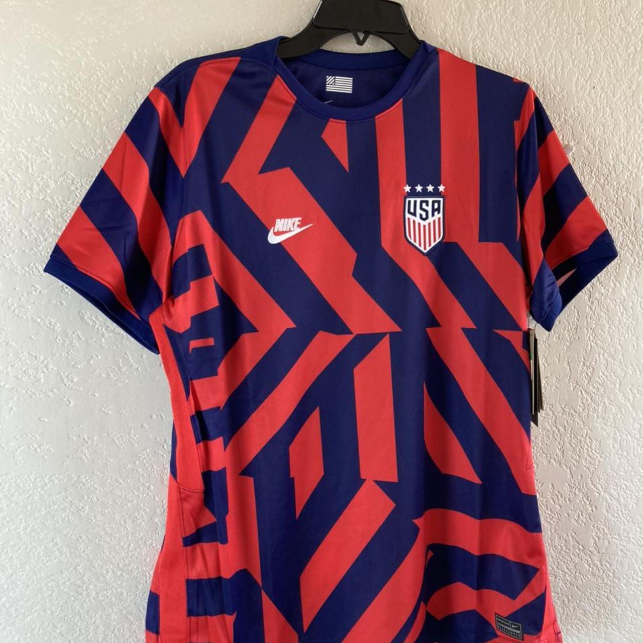 Nike, Tops, New Nike Team Usa Soccer Jersey Womens Xl