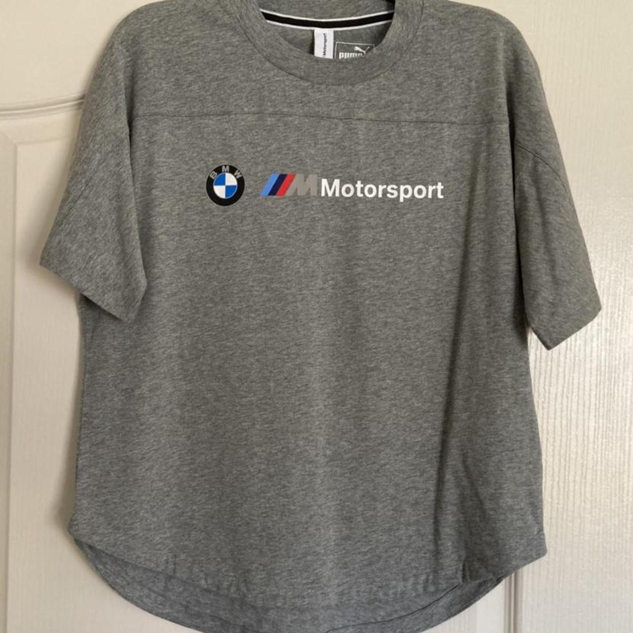 Puma BMW MMS Logo Tee Medium Heather Depop