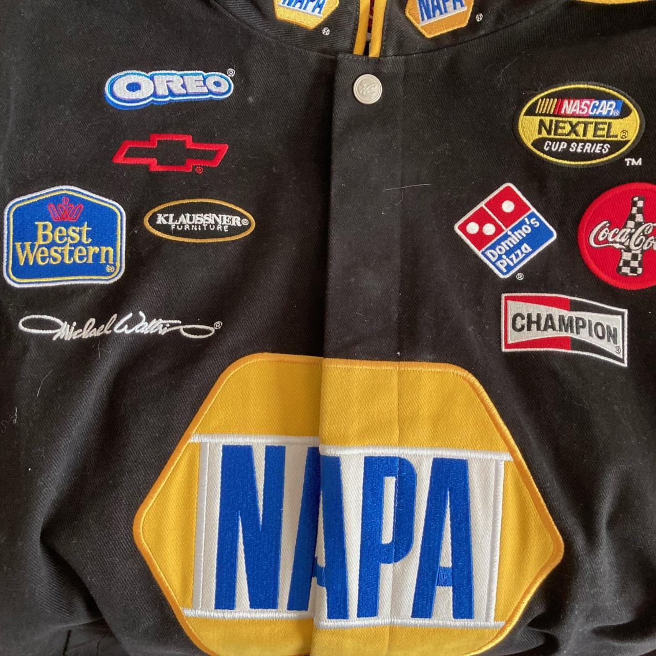 Top Michael Waltrip Napa Best Western 15 Racing NASCAR Jacket XL Chase Authentics