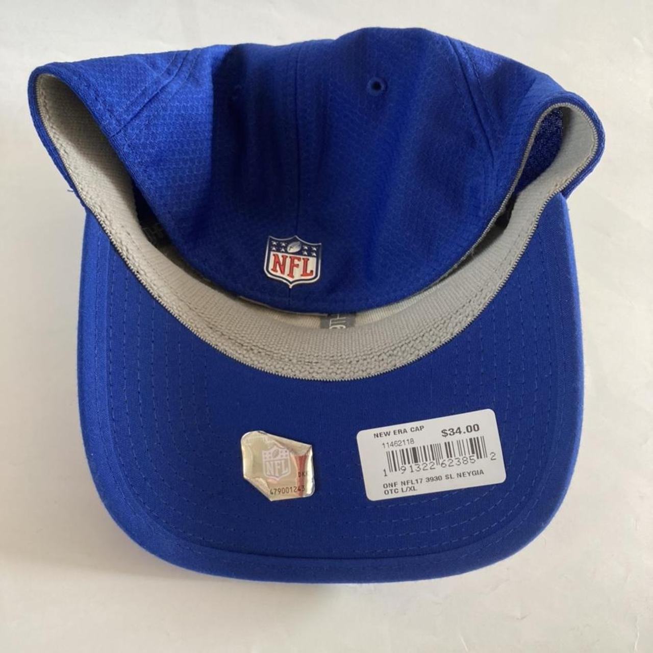 New York Giants Hat Cap by New Era 39Thirty NFL Large / XL Blue