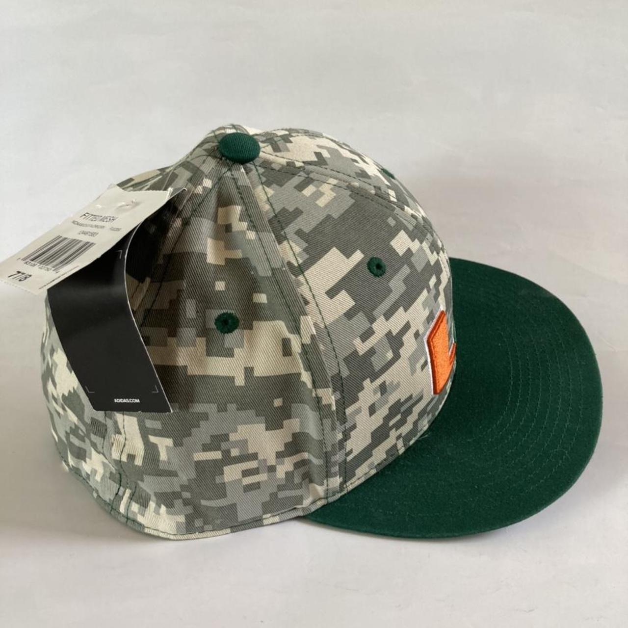 Adidas The U - university of Miami Fitted Cap Size... - Depop