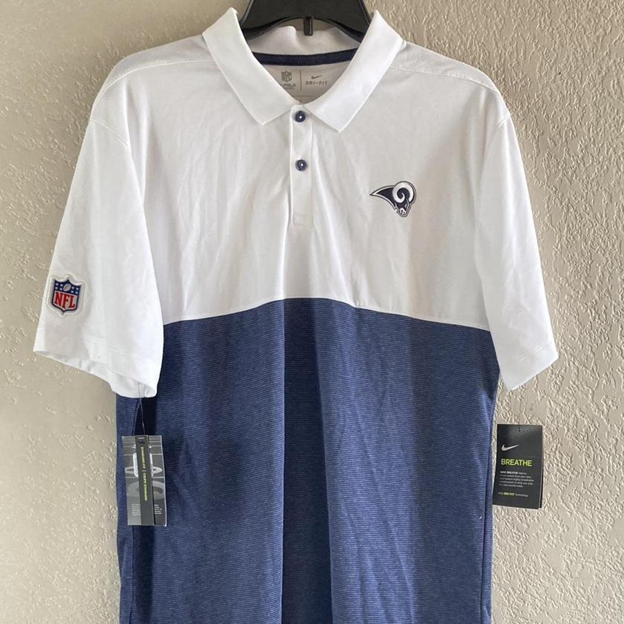 rams nike polo