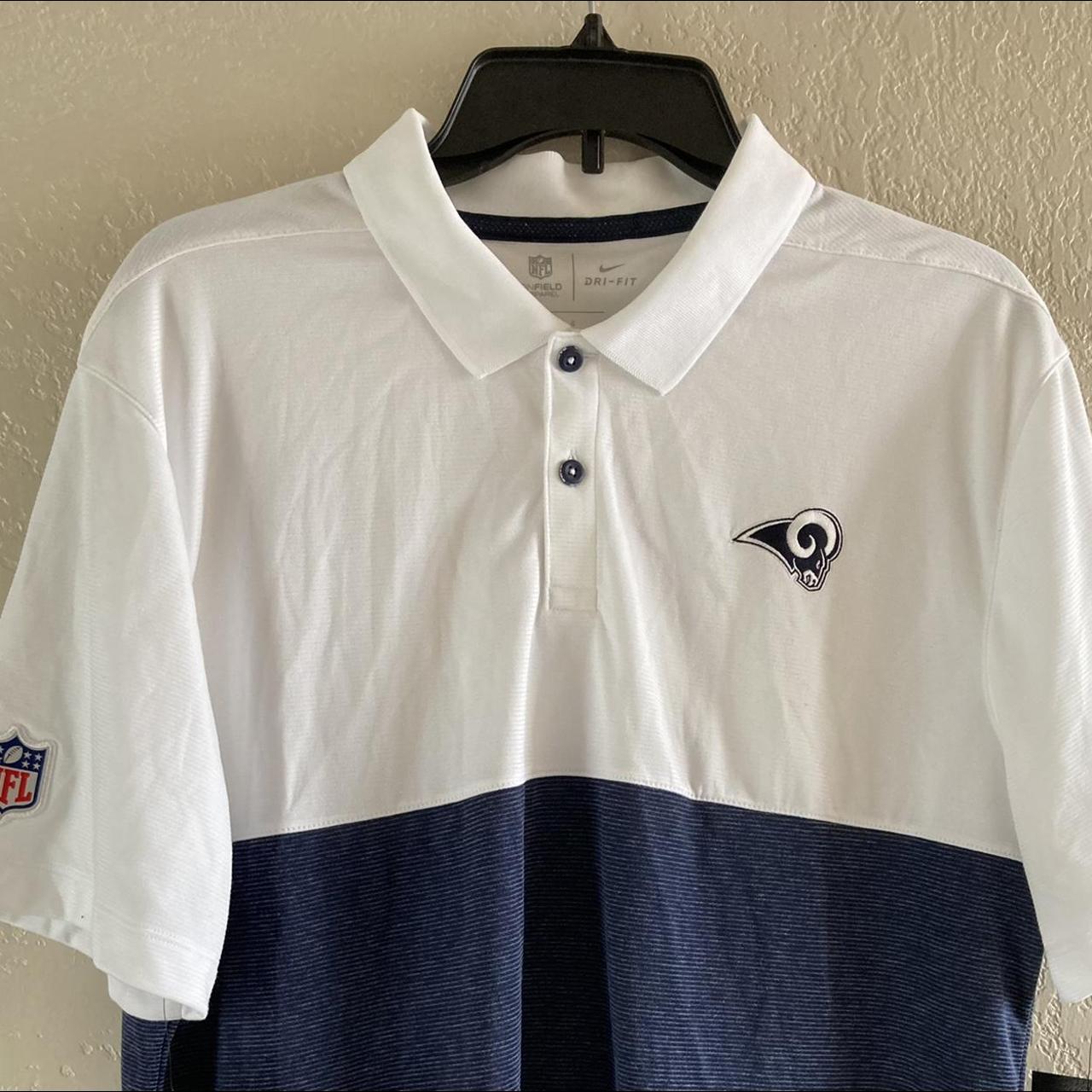 Nike On Field Apparel NFL Los Angeles Rams Polo - Depop