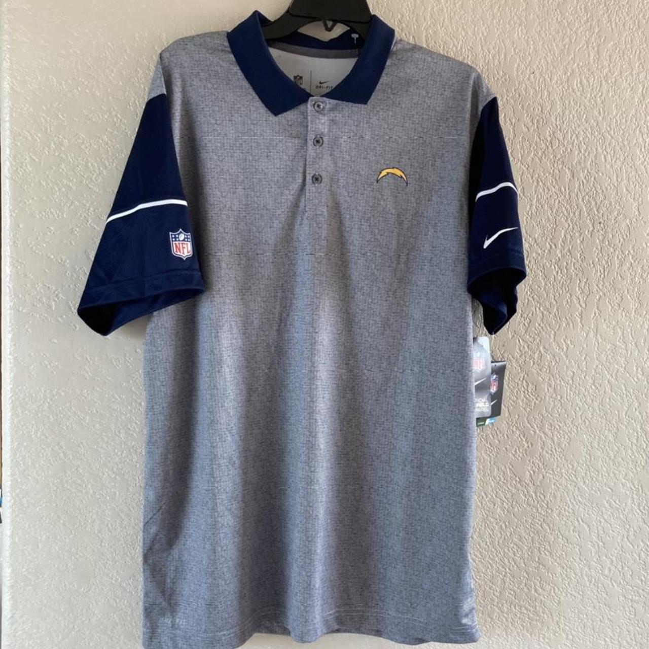 Nike On Field Apparel NFL Los Angeles Chargers Polo - Depop