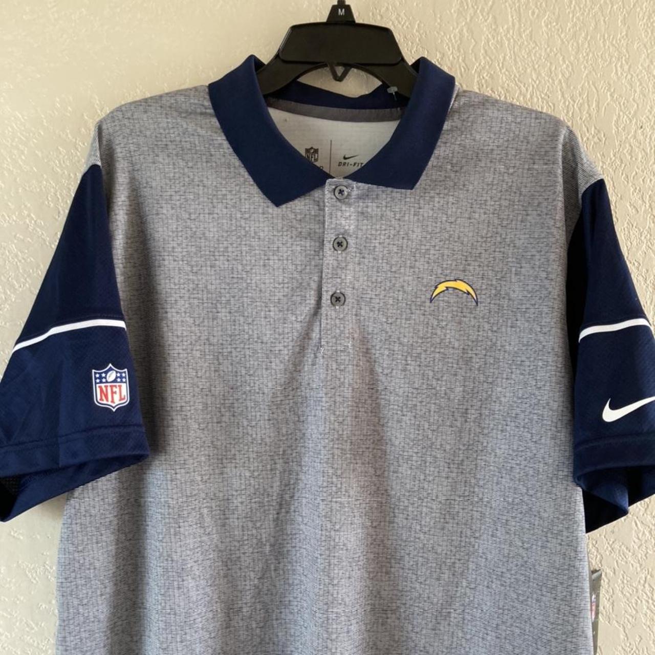 Nike On Field Apparel NFL Los Angeles Chargers Polo - Depop