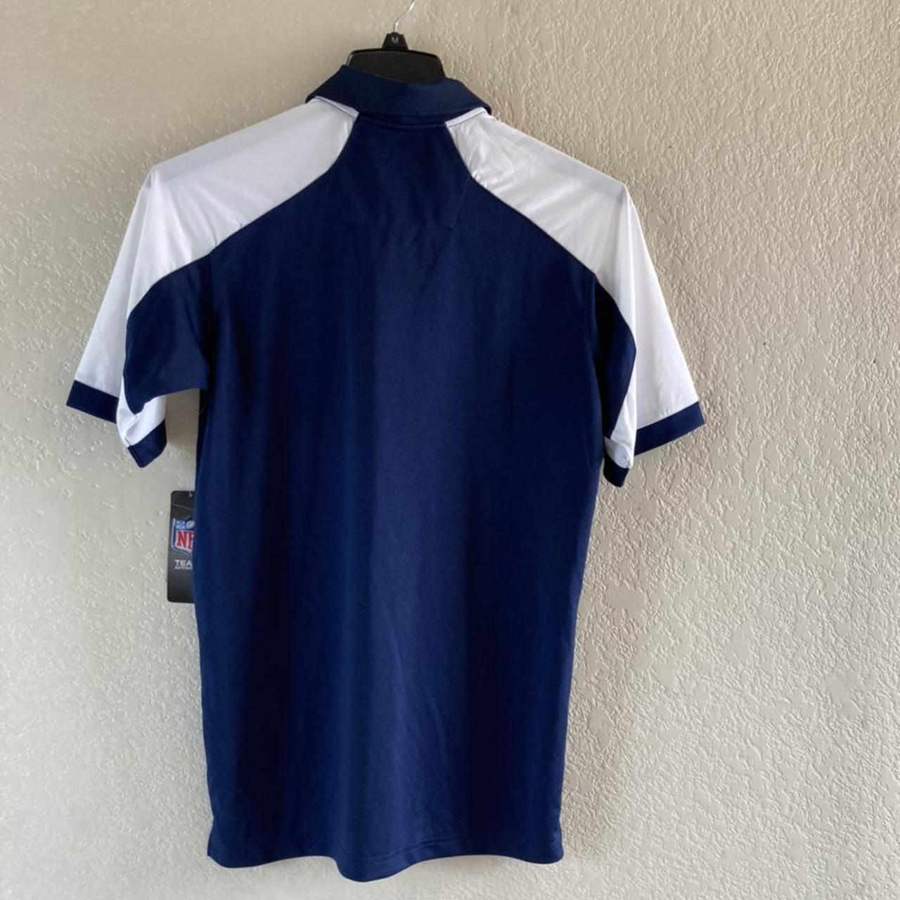 Dallas Cowboys Antigua Century Raglan Polo - Navy/White