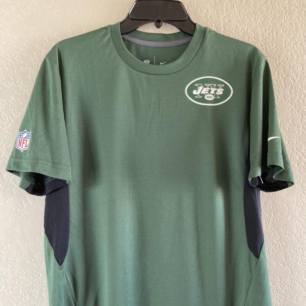 Nike Mens Dri Fit NFL Team Apparel New York Jets Tee - Depop