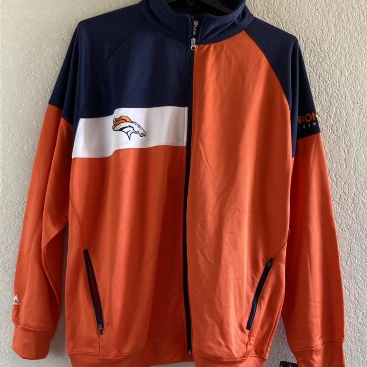 NFL Team Apparel Denver Broncos Blue Jacket | L