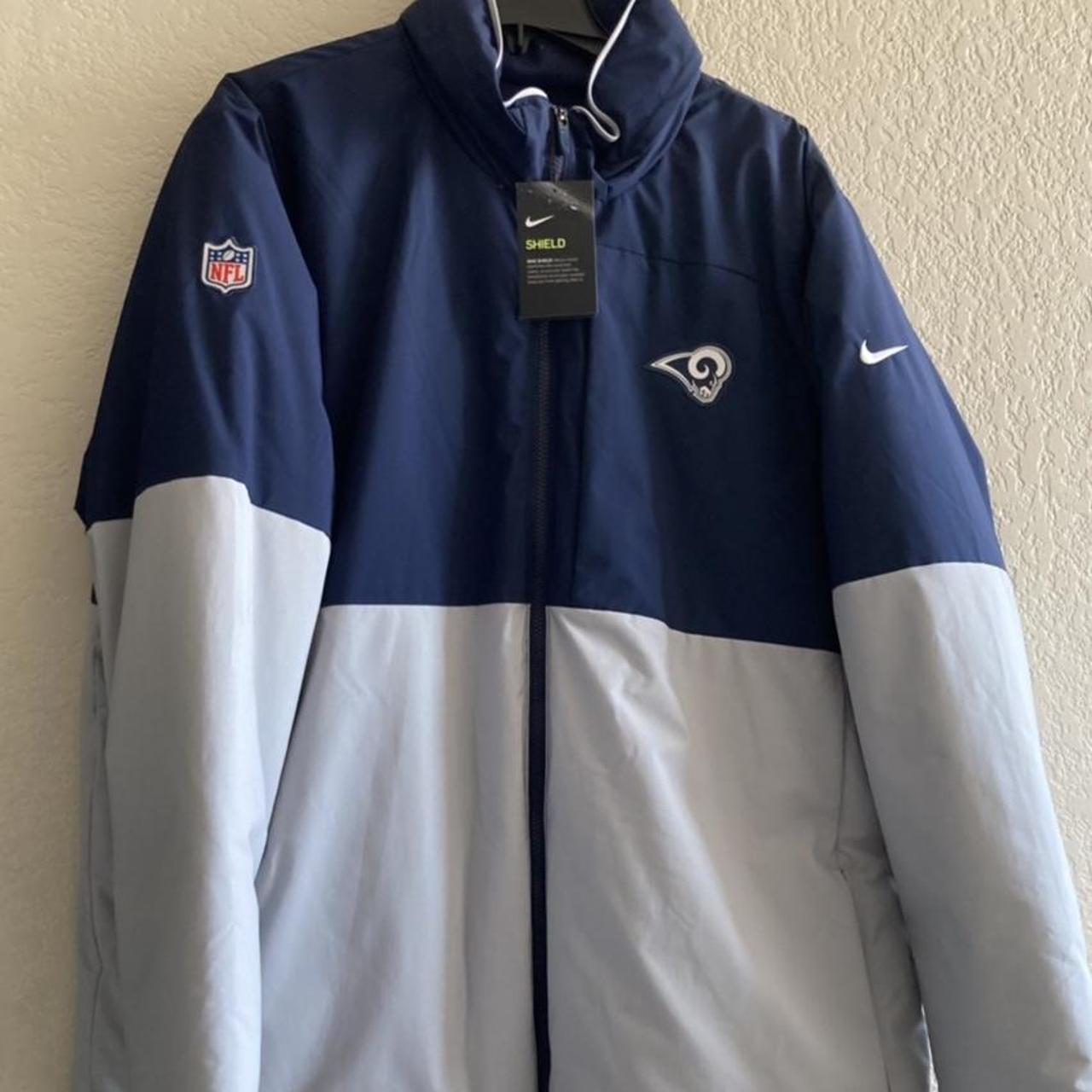 NFL on field apparel Nike Los Angeles rams full zip - Depop