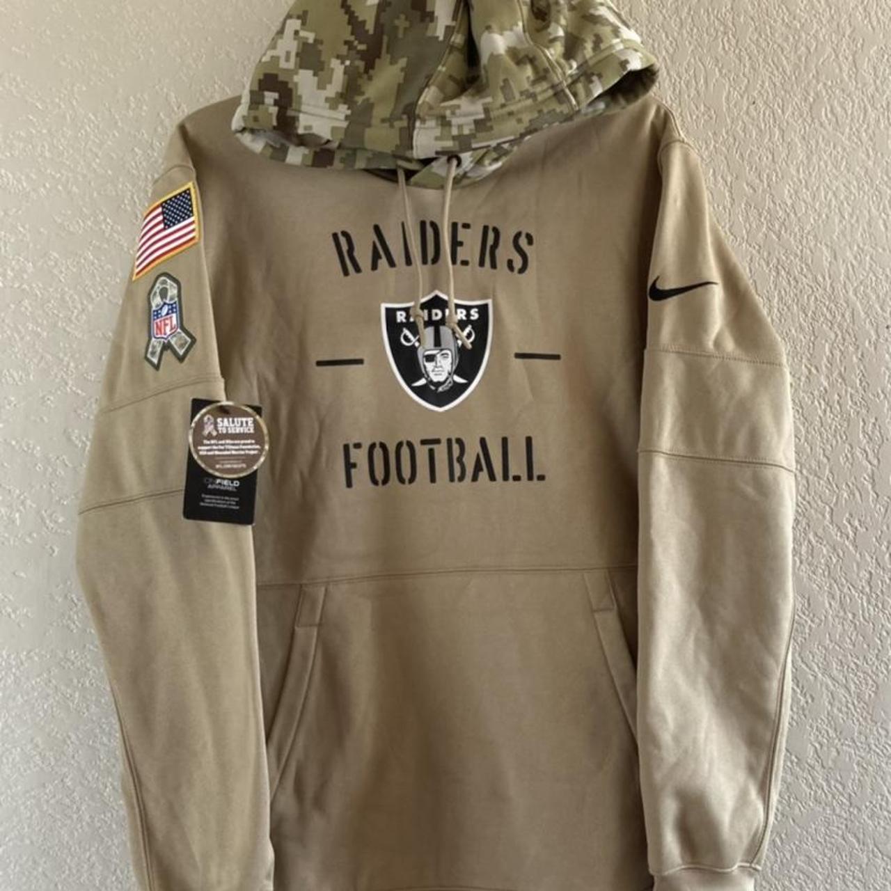 Raider salute discount to service hoodie