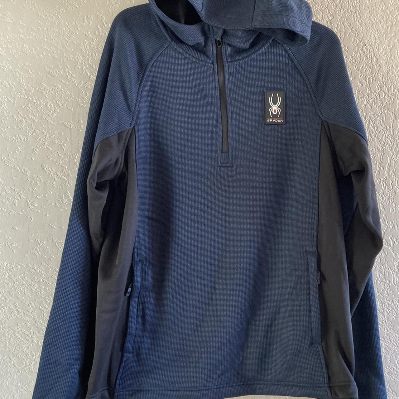 Spyder Boundless 1/2 Zip Hooded Fleece Pullover... Depop