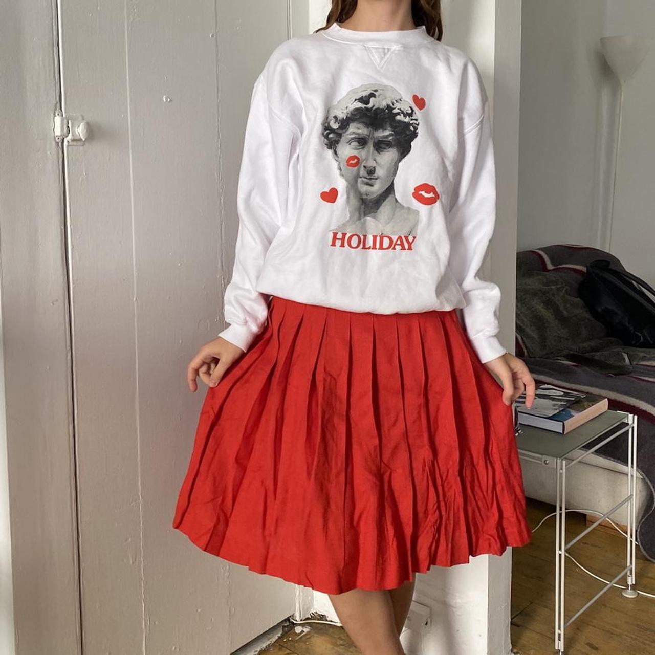 This skirt really do with a good ironing.. and boy... - Depop