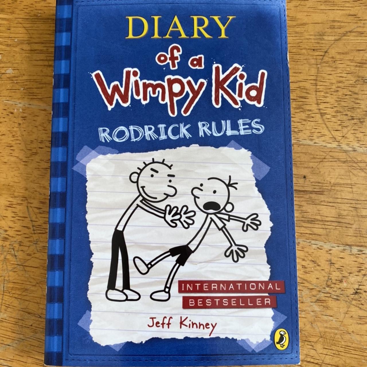 diary of a wimpy kid By Jeff Kinney Rodrick Rules - Depop