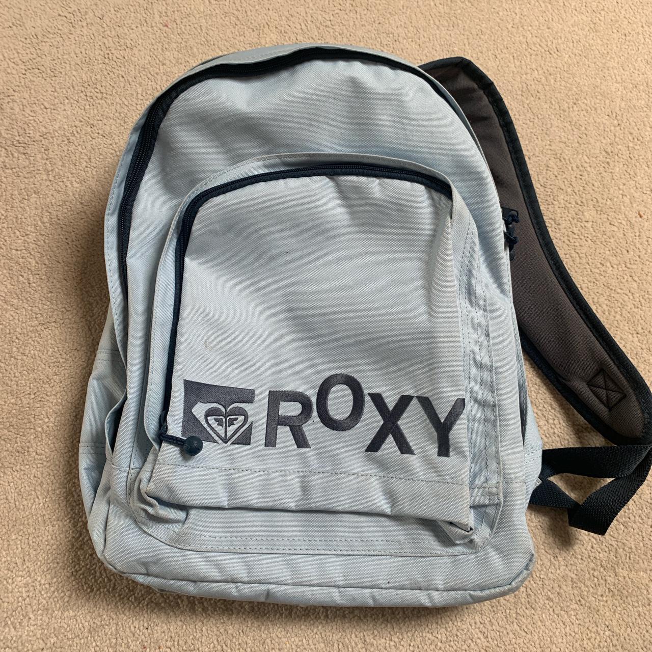 grey roxy school bag
