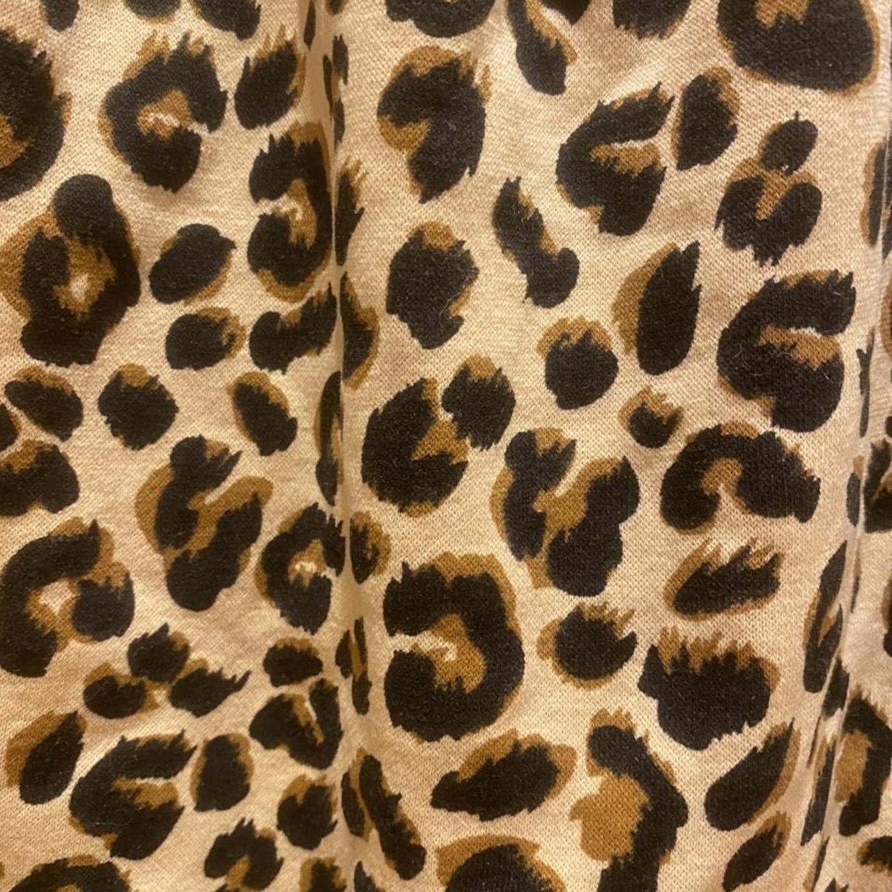 Leopard print sweater that can be worn on or off the - Depop