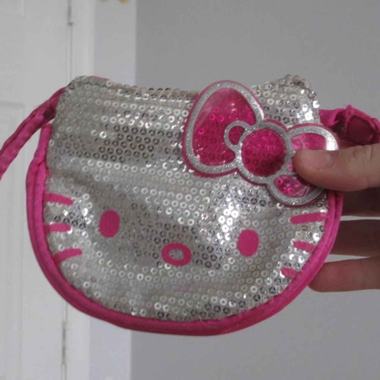 Hello kitty glitter purse / sequin purse!, Vintage