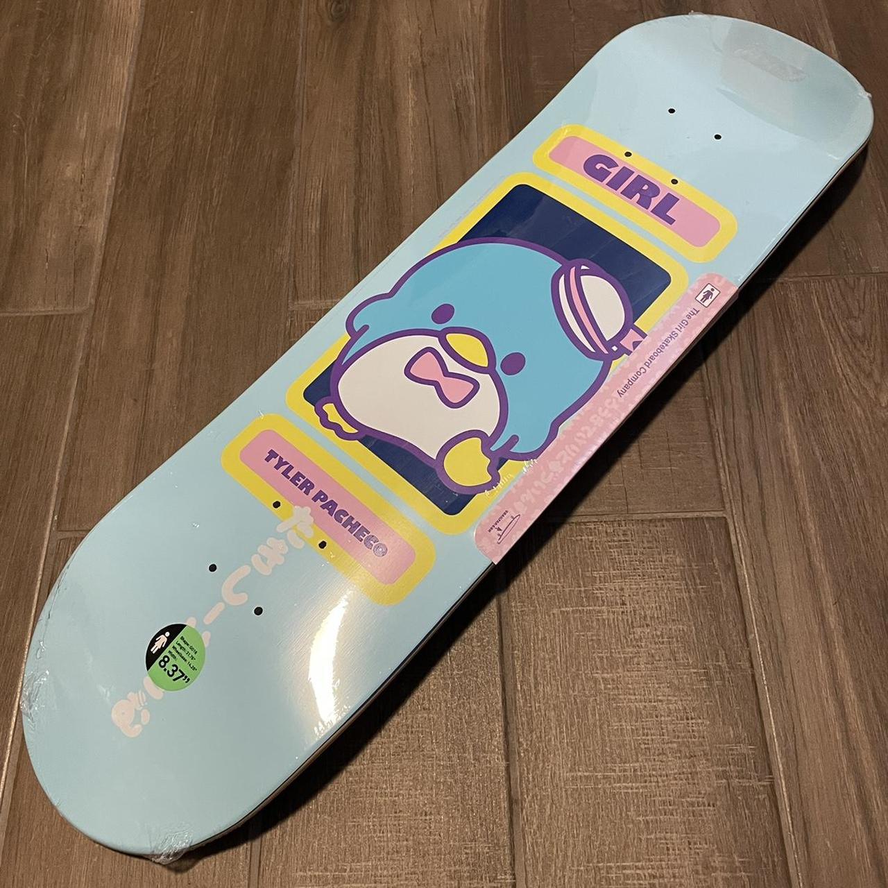 Hello Kitty sanrio x girl skateboards deck 8.37... Depop