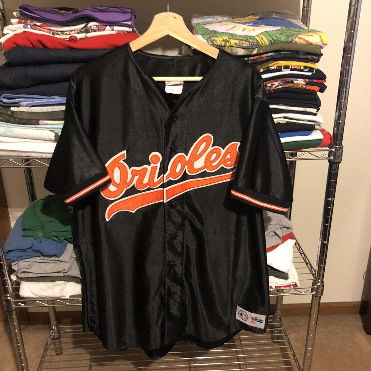 Vintage 90's Baltimore Orioles Jersey Great - Depop