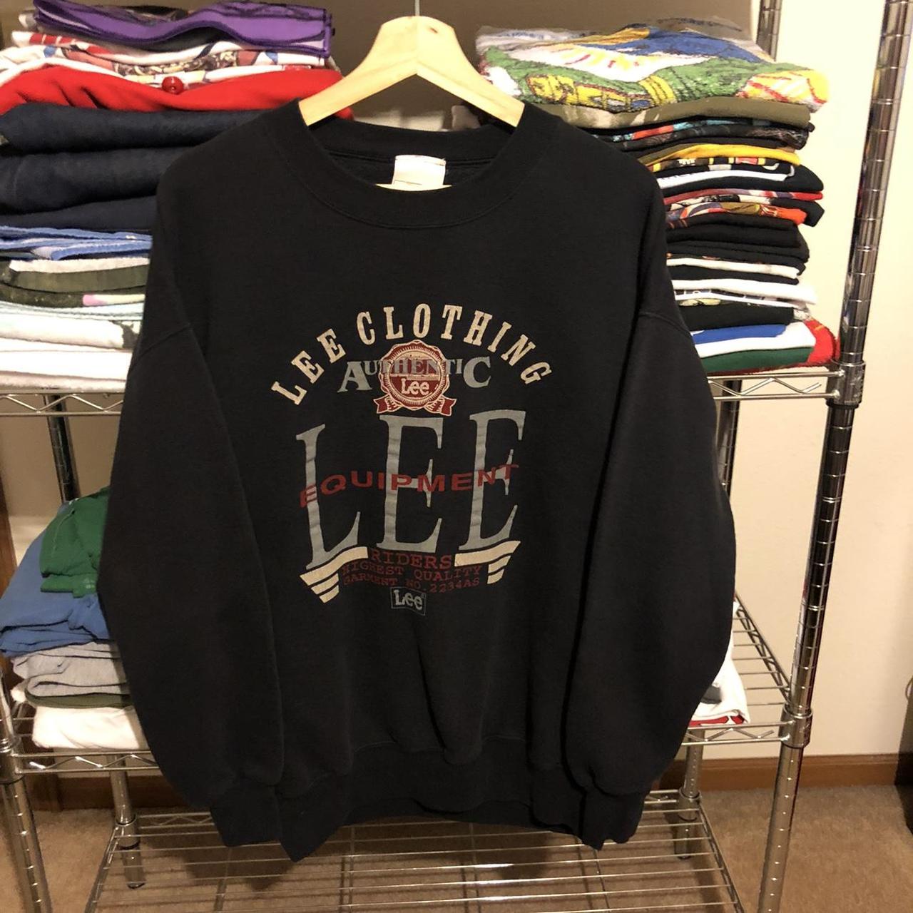 Lee Men's Sweatshirt - Black - XXL