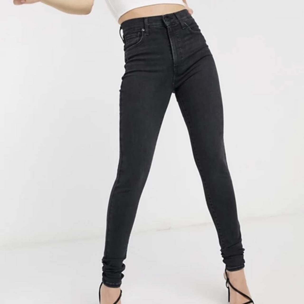 Levi's mile high super skinny black jeans hotsell