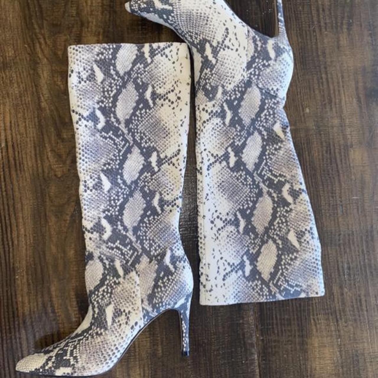 snakeskin boots steve madden