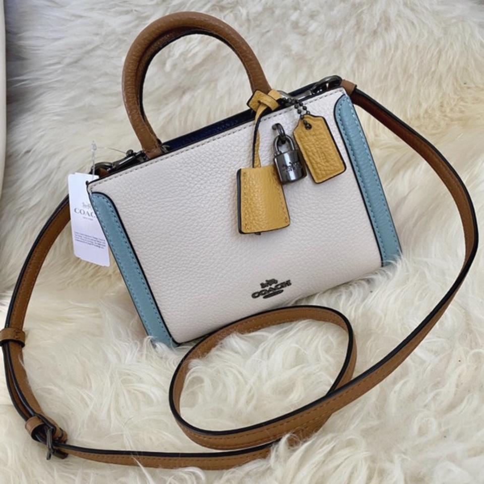 Coach Micro Zoe Crossbody In Colorblock - Refined - Depop