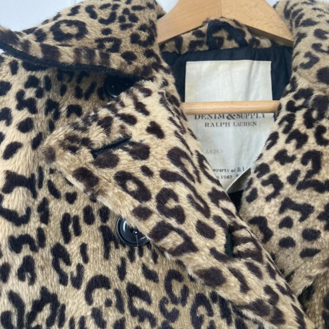 denim and supply, Ralph Lauren Faux fur leopard... - Depop