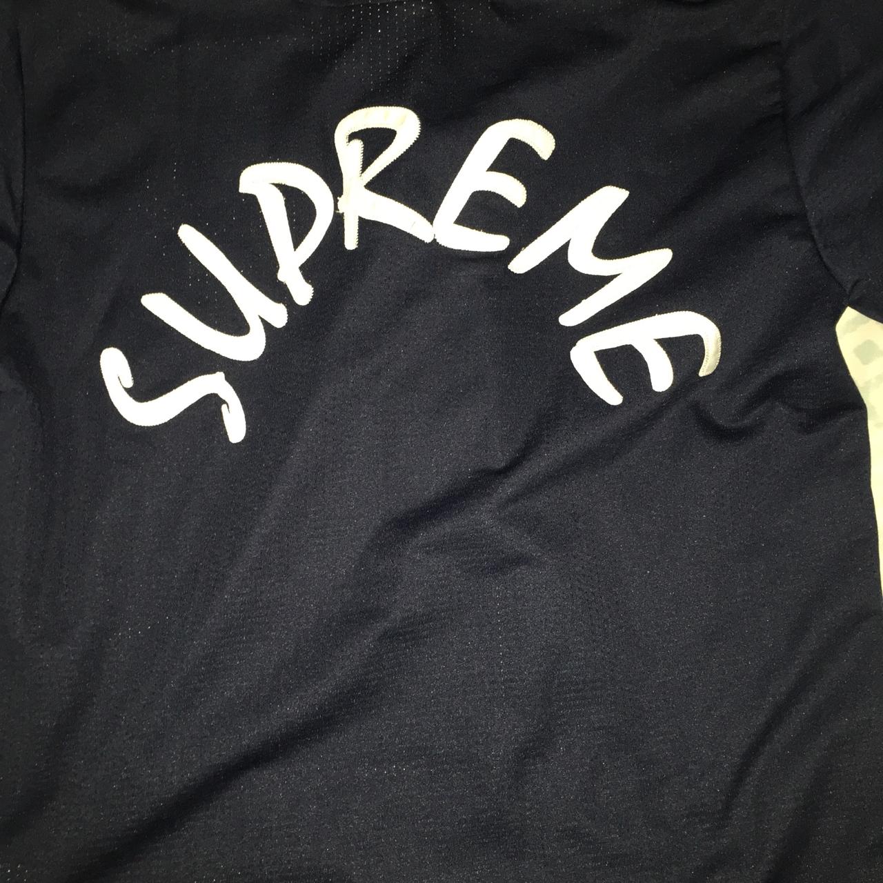 supreme yankees jersey