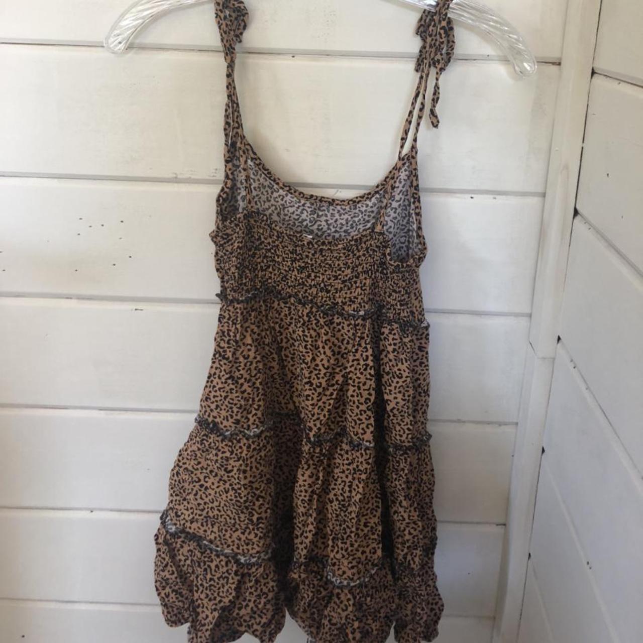 Product Image 2 - Leopard print ruffle sundress with