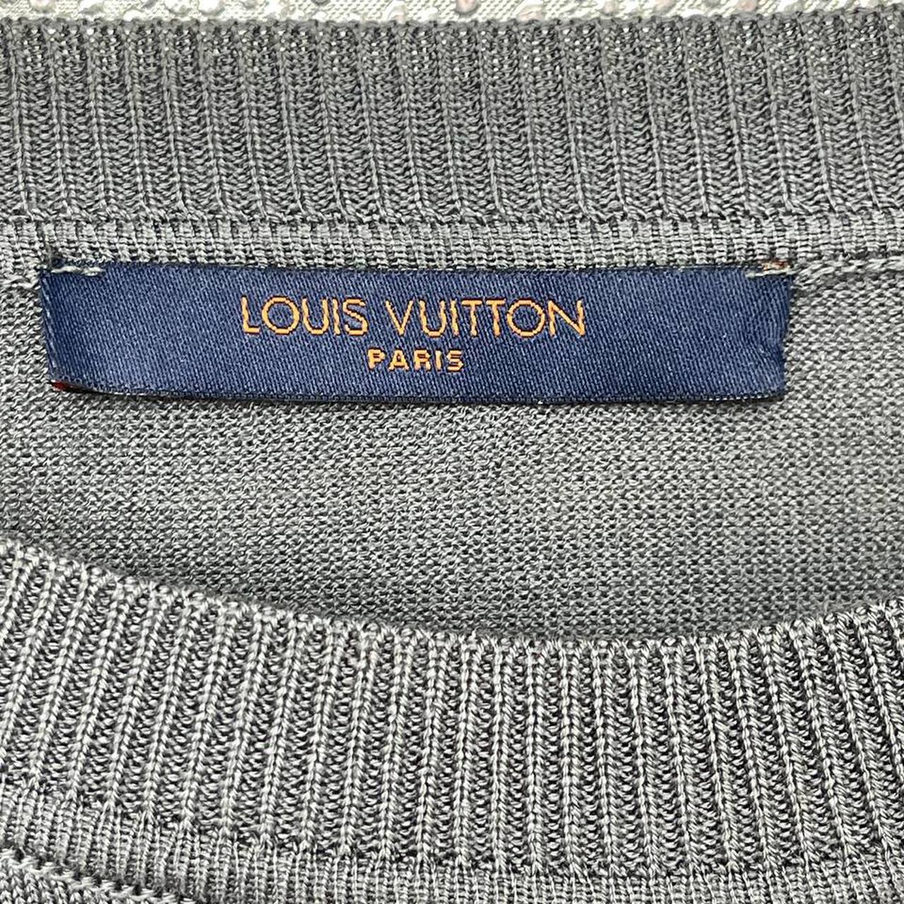 Louis Vuitton Red Monogram Logo T-shirt Fits like an - Depop