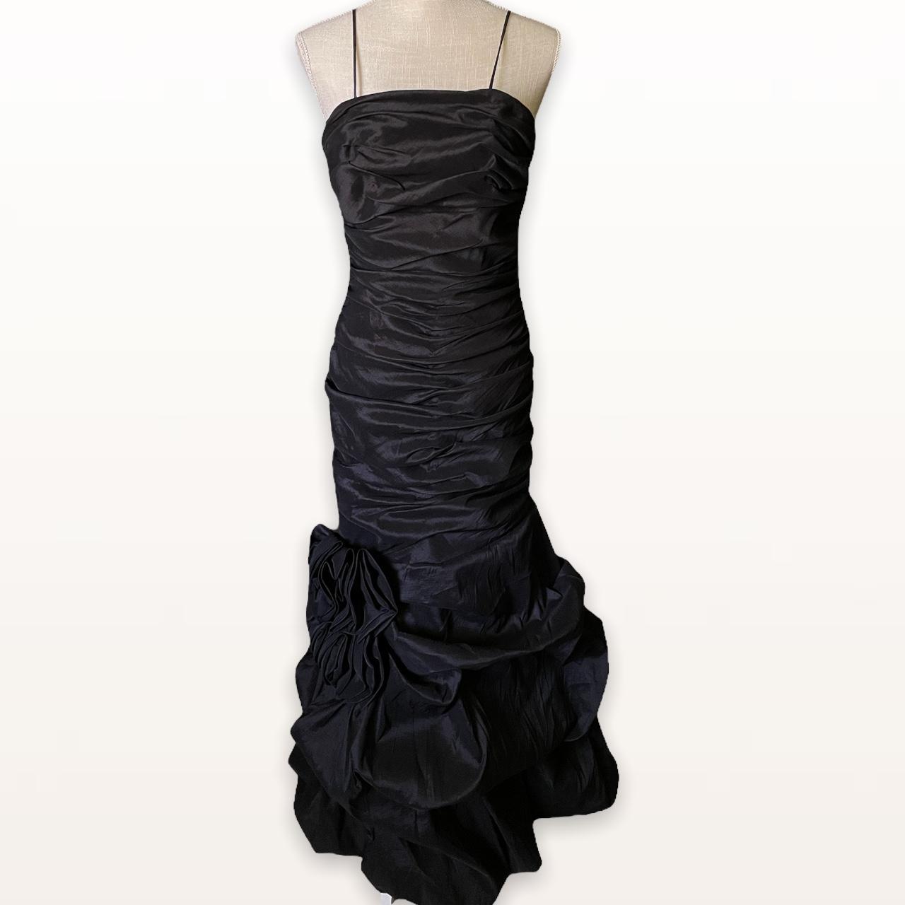 90s vampy prom dress ♣️ - gorgeous vintage matte... - Depop