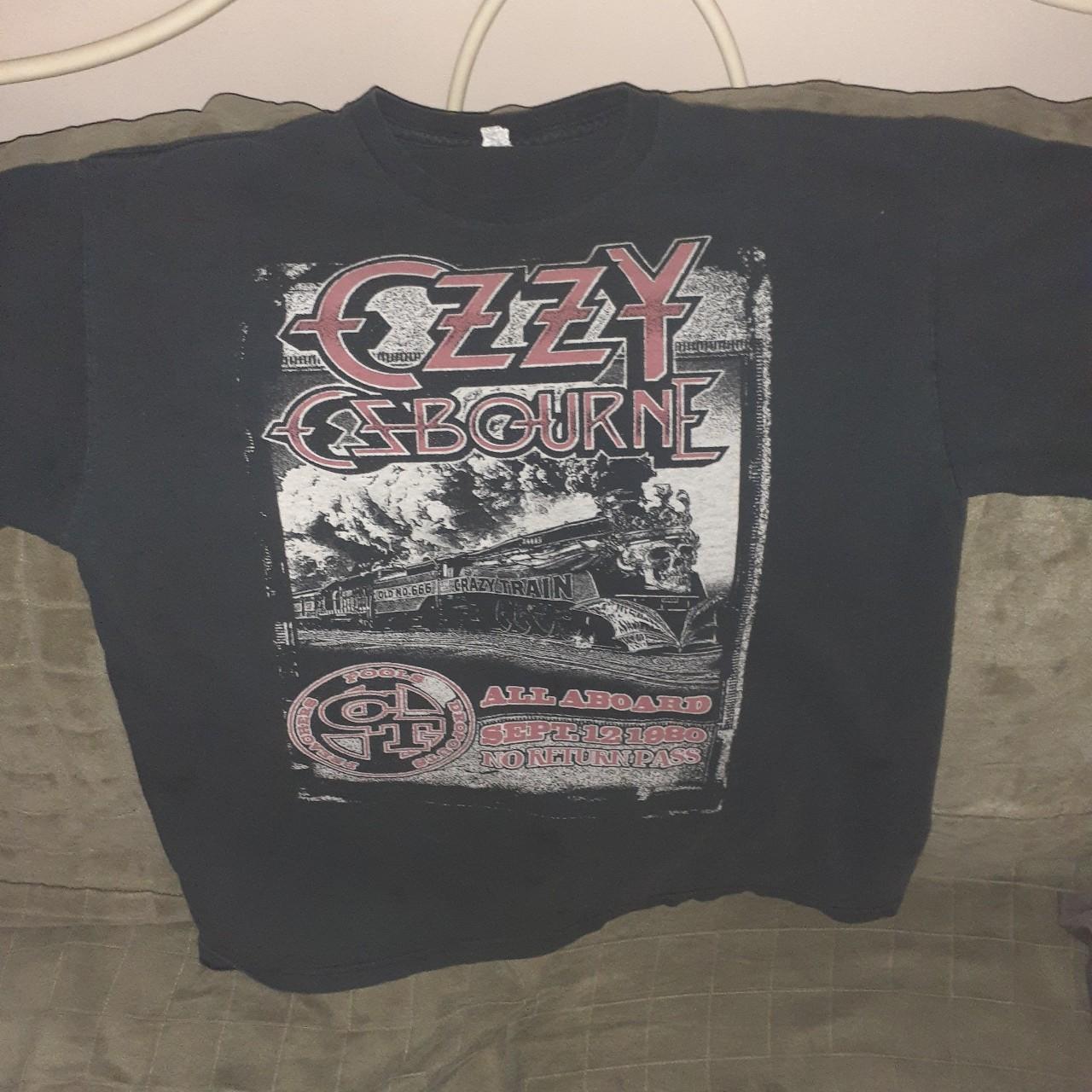 Ozzy Osbourne... Crazy Train 1980 gig flyer / tour... - Depop