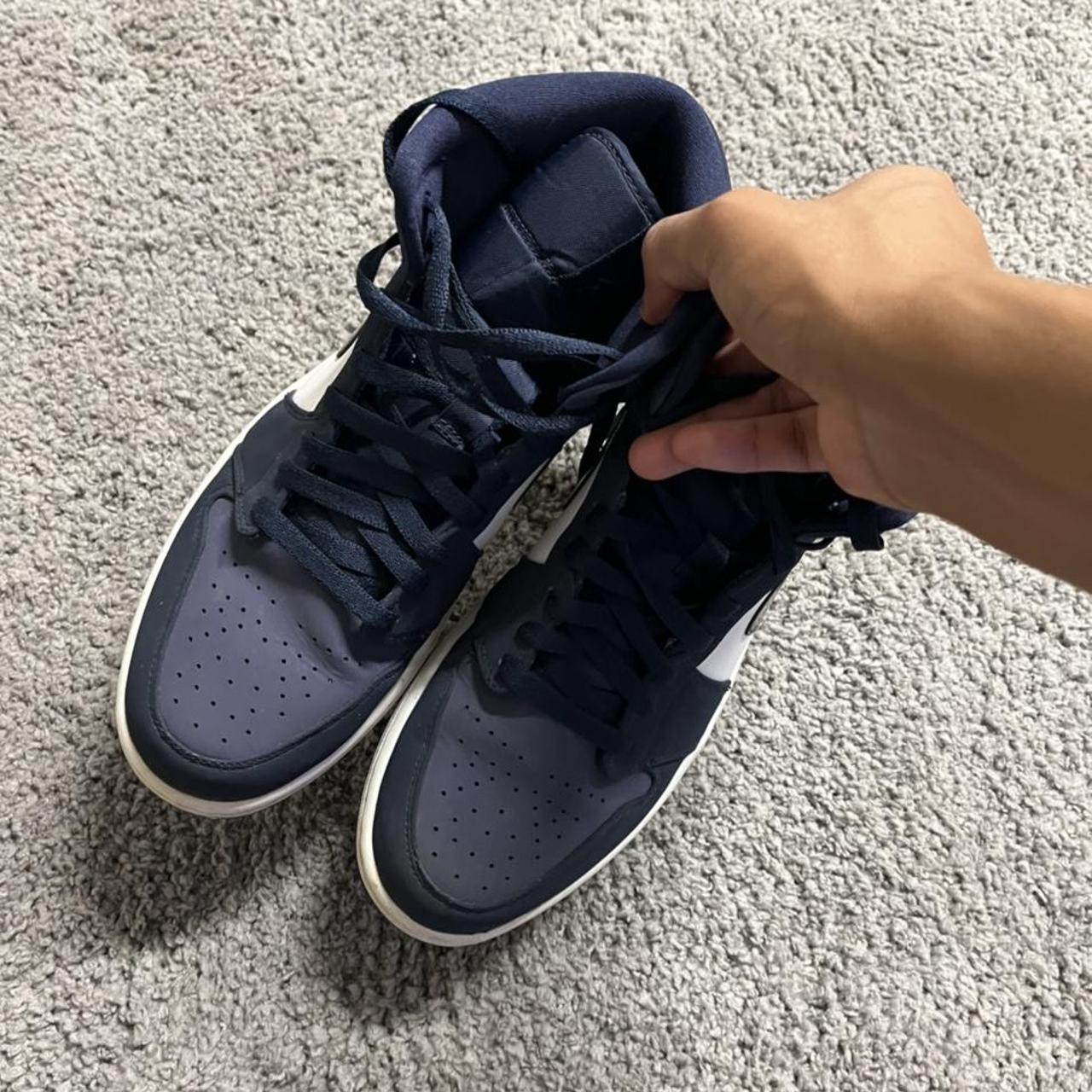 Jordan 'men's air 1 mid obsidian sanded outlet purple