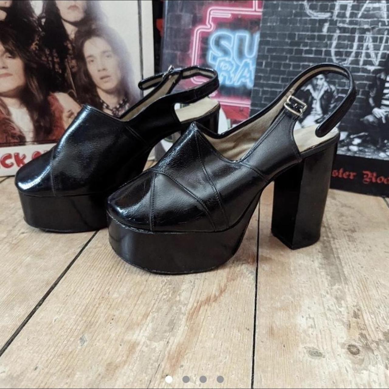 70s chunky heels
